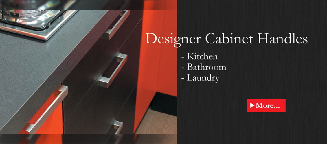 Designer cabinet handles